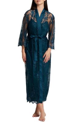 Rya Collection Darling Sheer Lace Robe in Celestial Blue