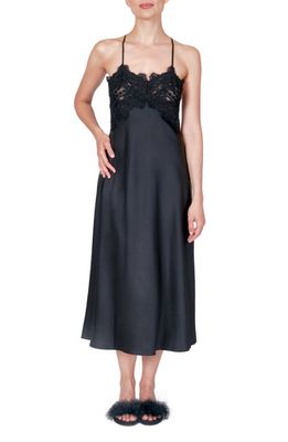 Rya Collection Rosey NIghtgown in Black
