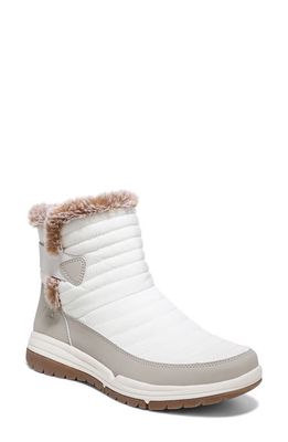 Rykä Aubonne Gore Faux Fur Trimmed Boot in White/Grey