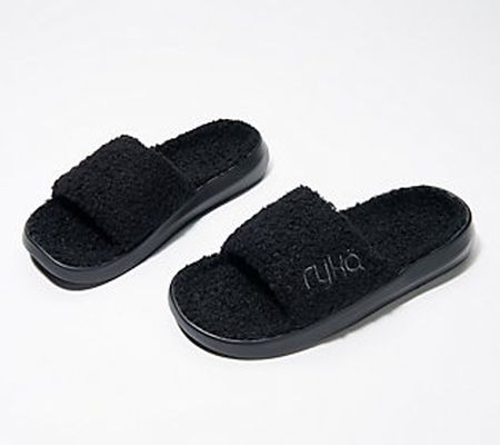 Ryka Cozy Slipper Slides - Aimi Cozy