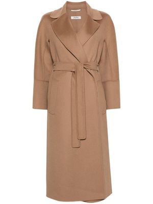 'S Max Mara Elisa belted maxi coat - Neutrals