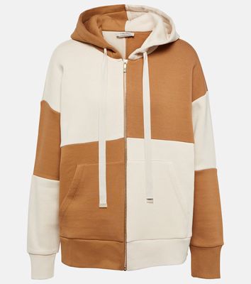 'S Max Mara Innocuo cotton-blend zipped hoodie