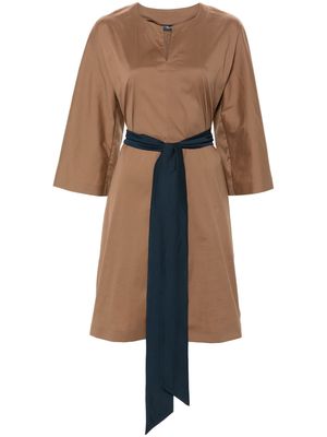 'S Max Mara Leila belted dress - Brown