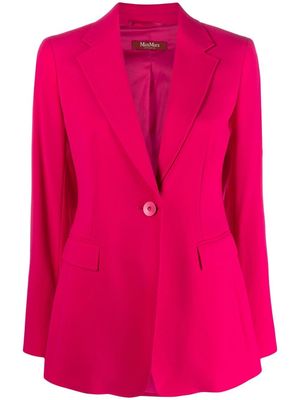 'S Max Mara single-breasted wool blazer - Pink