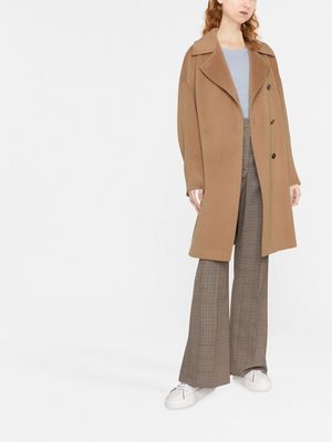 'S Max Mara single-breasted wool coat - Brown