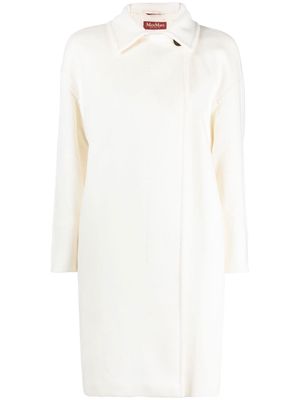 'S Max Mara single-breasted wool coat - White