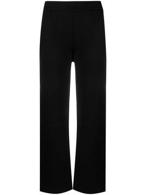 'S Max Mara tapered cotton-jersey trousers - Black