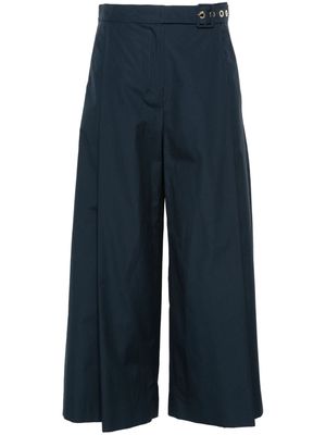 'S Max Mara wide-leg poplin trousers - Blue