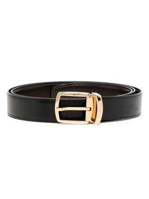 S.T. Dupont leather belt - Black