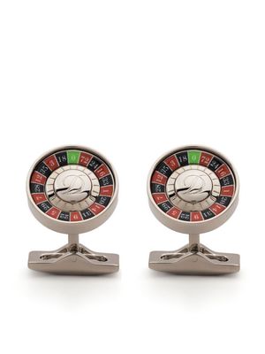 S.T. Dupont roulette round shaped cufflinks - Silver