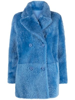 S.W.O.R.D 6.6.44 reversible double-breasted coat - Blue