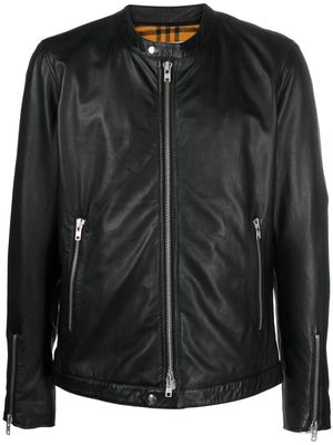 S.W.O.R.D 6.6.44 zip-up leather jackets - Black