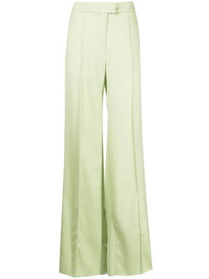 SA SU PHI Andrea straight-leg wool trousers - Green