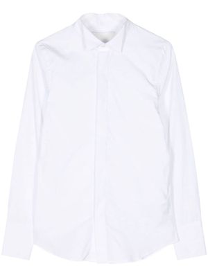 SA SU PHI classic collar cotton shirt - White