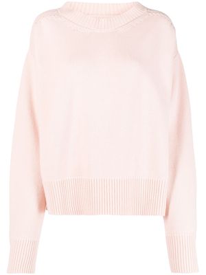 SA SU PHI cut-out detail cashmere jumper - Pink