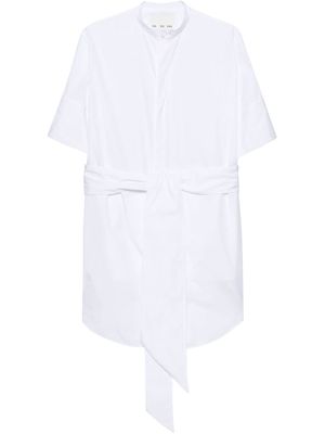 SA SU PHI Daria poplin shirt dress - White