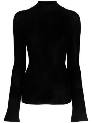 SA SU PHI high-neck long-sleeve jumper - Black