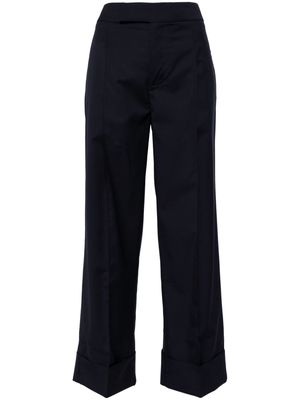 SA SU PHI high-rise wool trousers - Blue