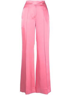 SA SU PHI high-waisted flared trousers - Pink