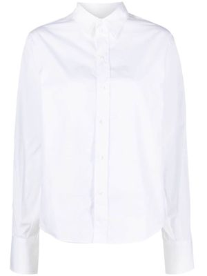 SA SU PHI long-sleeve cotton shirt - White