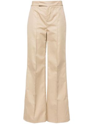 SA SU PHI mid-rise straight trousers - Neutrals