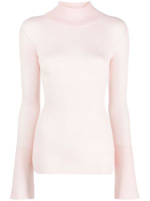 SA SU PHI ribbed cashmere-blend jumper - Pink