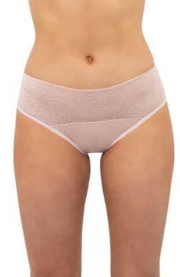 Saalt Period & Leakproof Light Absorbency Lace Hipster Panties in Quartz Blush