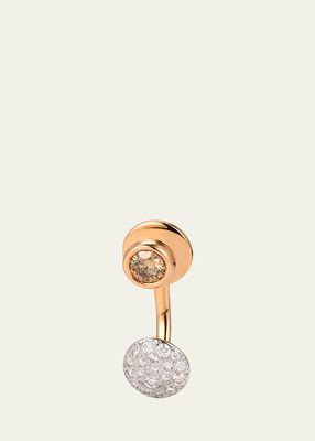 Sabbia 18K Rose Gold Single Diamond Earring