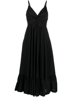 Sabina Musayev sleeveless Tencel-blend midi dress - Black