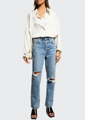 Sabine High-Rise Straight Jeans