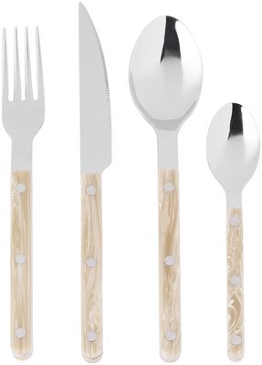 Sabre Beige Bistrot Solid Four-Piece Cutlery Set