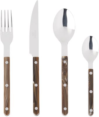 Sabre Brown Bistrot Brilliant Flatware Set, 4 pcs