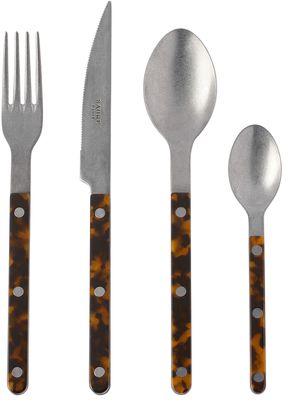 Sabre Brown Bistrot Vintage Flatware Set, 24 pcs