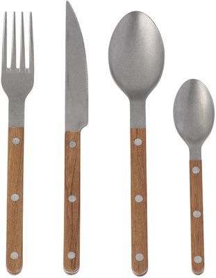 Sabre Brown Bistrot Vintage Flatware Set, 4 pcs