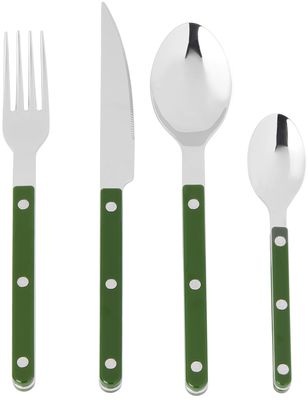 Sabre Green Bistrot Solid Four-Piece Cutlery Set