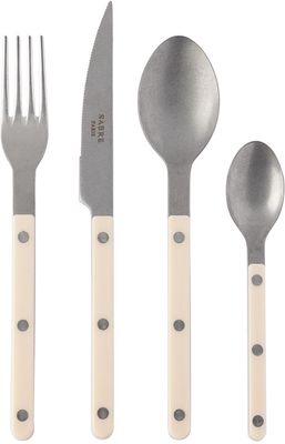 Sabre Off-White Bistrot Vintage Flatware Set, 4 pcs