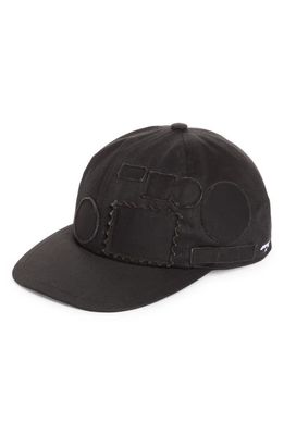 Sacai AMG Patch Baseball Cap in Black