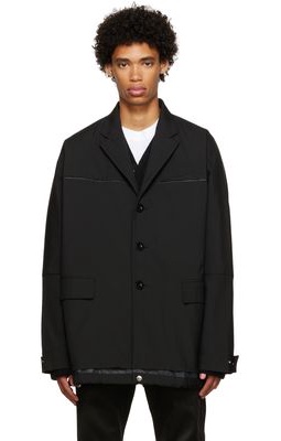 sacai Black Suiting Coat