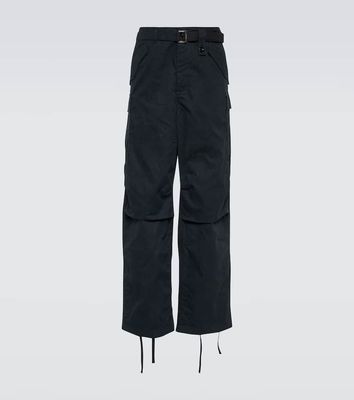 Sacai Cotton-blend cargo pants