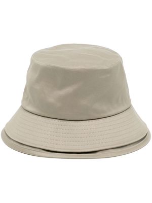 sacai double-layer bucket hat - Yellow