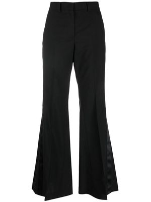 sacai flared tailored trousers - Black