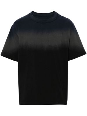sacai gradient-effect T-shirt - Blue