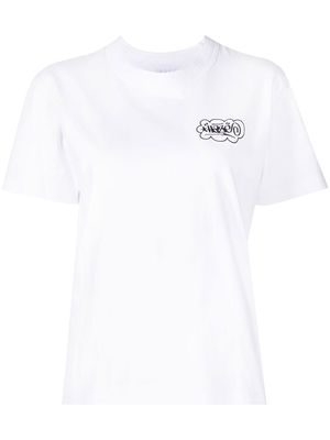 sacai graphic-print T-shirt - White
