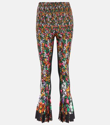 Sacai High-rise floral pants