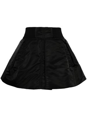 sacai high-rise mini skort - Black