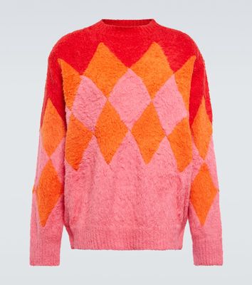 Sacai Jacquard cotton sweater