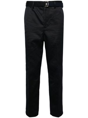 sacai low-rise slim-fit trousers - Blue