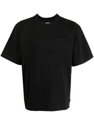 sacai patch-pocket T-shirt - Black