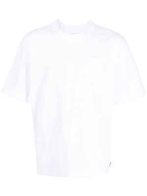 sacai patch-pocket T-shirt - White