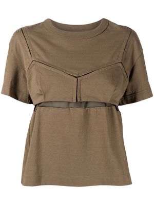 sacai short-sleeve T-shirt - Green